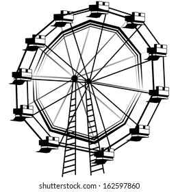 5,195 Ferris Wheel Black And White Images, Stock Photos & Vectors 