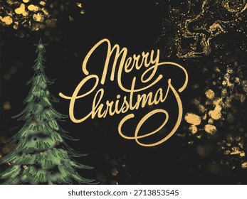 La Imagen es una ilustración festiva que presenta el texto "Feliz Navidades" en un