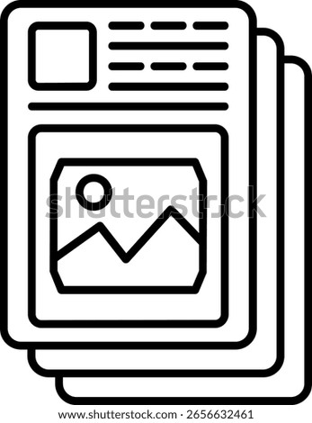 Image File Filled Style Icon Design