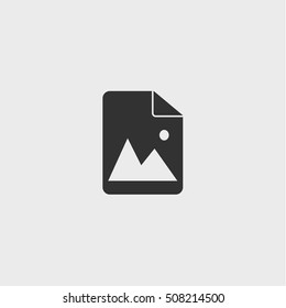 image file icon, vector design