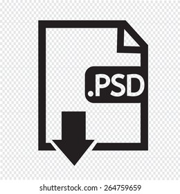 Image File type Format PSD icon