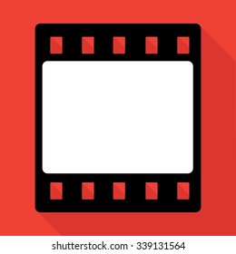 the image of the film. flat design