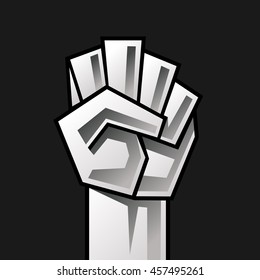 image of a fist
