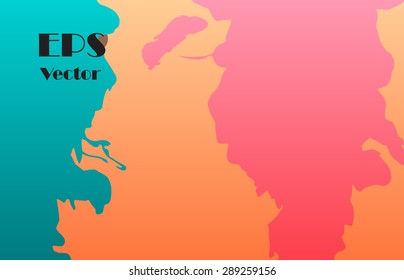 Image of flowing ink. Stylish background texture for presentation or cover with a space for text. Grungy decorative texture.
