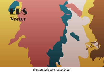 Image of flowing ink. Stylish background texture for presentation or cover with a space for text. Grungy decorative texture.
