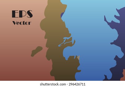Image of flowing ink. Stylish background texture for presentation or cover with a space for text. Grungy decorative texture.