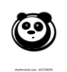 image of flufy panda