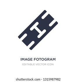 image fotogram icon on white background. Simple element illustration from Cinema concept. image fotogram icon symbol design.