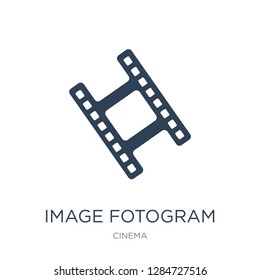 image fotogram icon vector on white background, image fotogram trendy filled icons from Cinema collection, image fotogram vector illustration