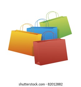 An image of four nice shopping bags