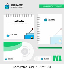 Image frame Logo, Calendar Template, CD Cover, Diary and USB Brand Stationary Package Design Vector Template