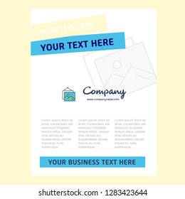 Image frame  Title Page Design for Company profile ,annual report, presentations, leaflet, Brochure Vector Background
