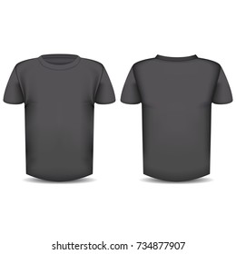 The image of the front and back of the T-shirt