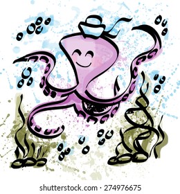 image fun octopus sailor
