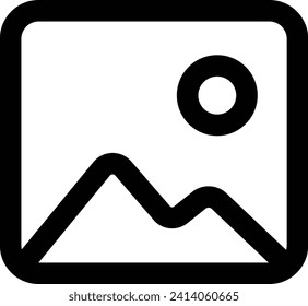 Image gallery icon, Premium Quality Design Element, Photo gallery vector icons . image album in black color. media pic sign, image icon, picture symbol. photo signs. for apps and website UI designs.
