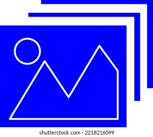 Image Gallery Icon Symbol. Premium Quality Isolated Image Gallery Icon Element In Trendy Style..eps
