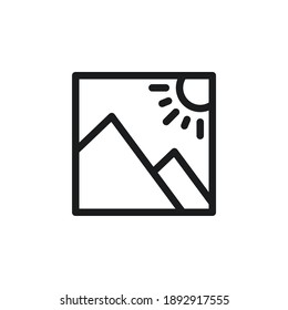 Image gallery icon vector illustration
