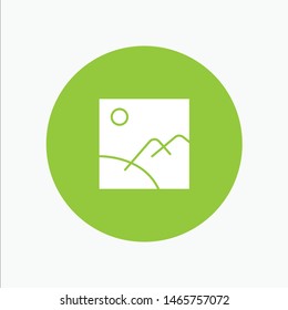 Image, Gallery, Picture, Sun. Vector Icon Template background