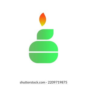 an image of a gas cylinder logo can be used for an energy company logo