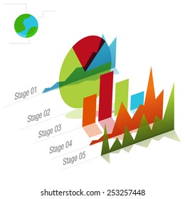 An image of a global graph chart.