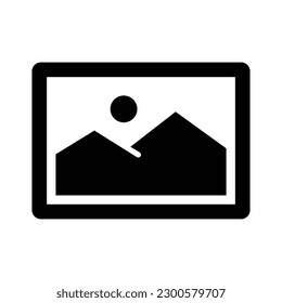 image glyph icon illustration vector graphic