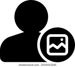 image glyph icon illustration vector