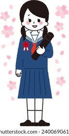 An image of a graduation ceremony or entrance ceremony.
