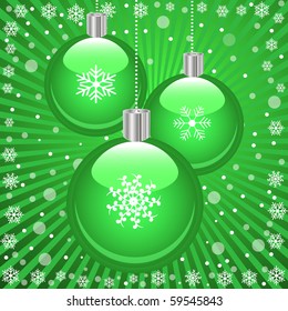 Image of a green Christmas background.