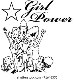 An image of a group of women in the city.