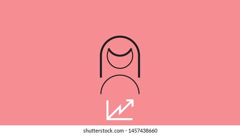 Image of Growth Illustration, Hair Extensions  & Wigs