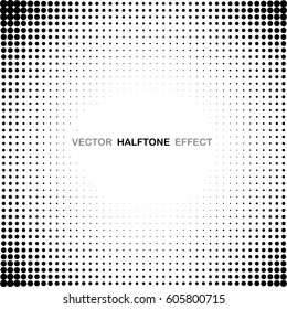 The image with halftone effects. Light abstract background. Textured white. Vector gray grunge background. 