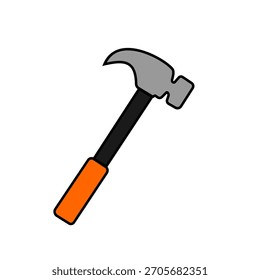 Imagem de um martelo usada para atingir objetos duros