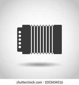 Image of a harmonic on a gray background. Linear design