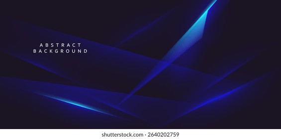 The image has an abstract background consisting of blue lines and lights on a black background, giving it depth and movement, creating a modern and still feel.