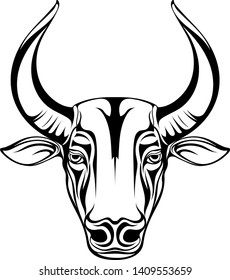 Imagen de la cabeza de un toro, que puede ser usada para varios propósitos.