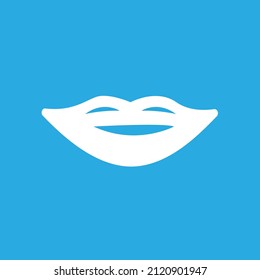 image of a healthy tooth on a white background, vector illustration