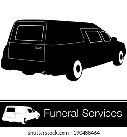 An image of a hearse.