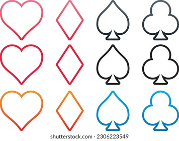 Image of hearts, spades, diamonds and clovers playing cards