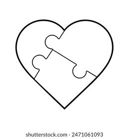 Una Imagen de un rompecabezas en forma de corazón con piezas faltantes significa el papel crucial de los donantes de órganos en salvar vidas y completar el rompecabezas de la esperanza. 