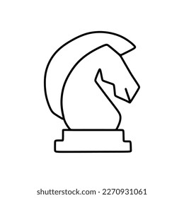 image of a horse in chess