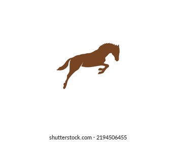 the image is a horse vector icon