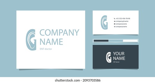 image of the human ear. logo for ENT