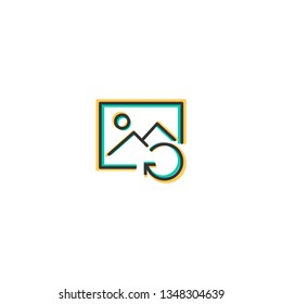 Image icon design. Interaction icon vector illustration