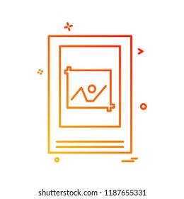 Image icon design vector