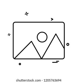 Image icon design vector