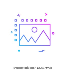 Image icon design vector
