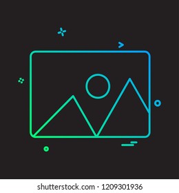 Image icon design vector