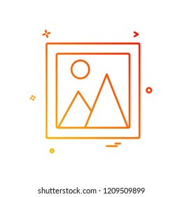 Image icon design vector