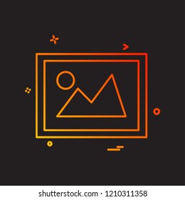 Image icon design vector