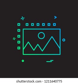 Image icon design vector